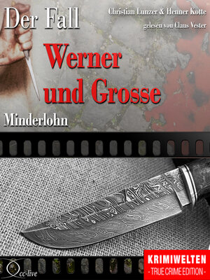 cover image of Minderlohn--Der Fall Werner und Grosse